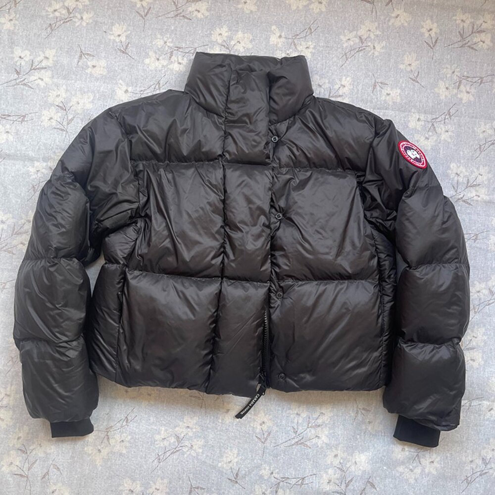 Canada Goose Cropped Puffer Black Puffer Jackets